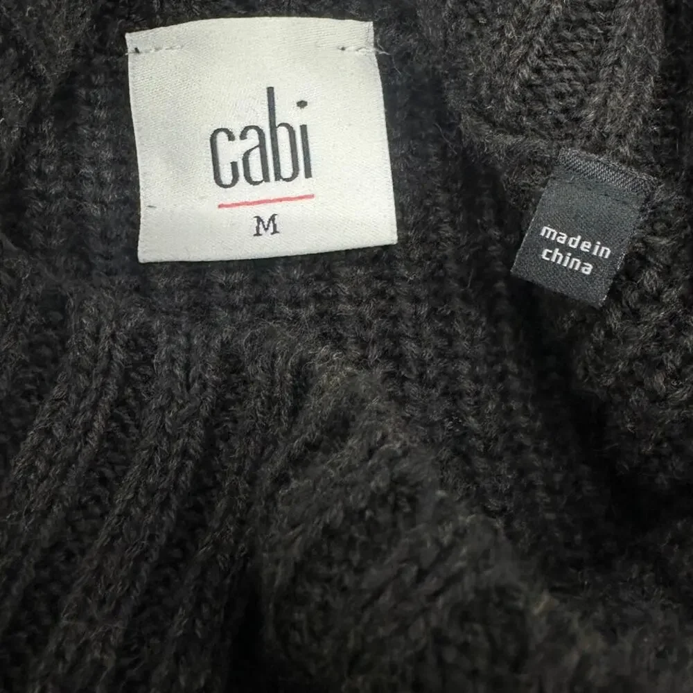 Cabi 3665 Uptown Sweater Dress Long Sleeve Turtleneck Women's Medium - Picture 5 of 5